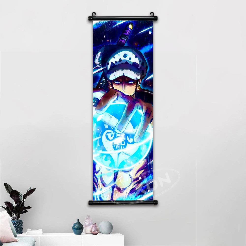 One Piece Anime Wall Art Interior Canvas Prints Zoro Painting Luffy Gear 5 Poster