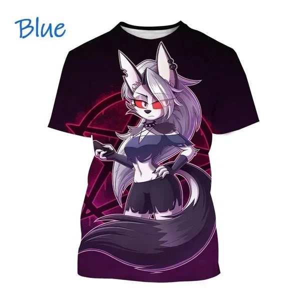T-shirt Helluva Boss imprimé en 3D