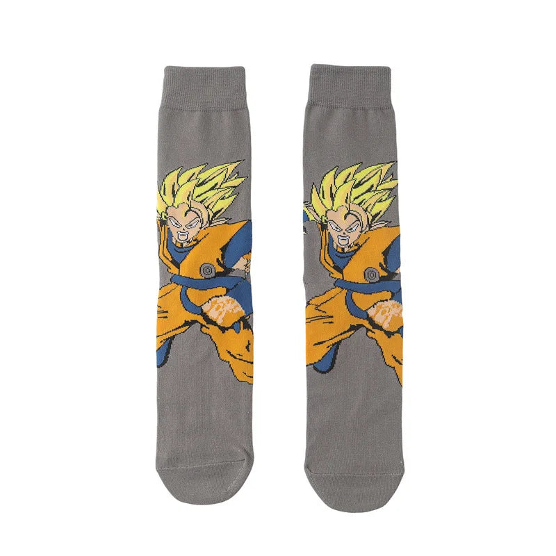 Socken mit Anime-Cartoon-Charakteren für Herren – Cosplay-Skateboard-Stil
