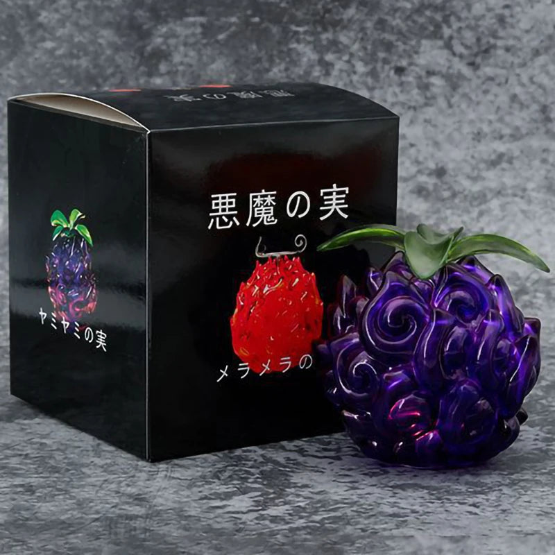 One Piece Teufelsfruchtfiguren – Nika Gum-Gum & Flame-Flame Cursed Fruit Sammlermodell Spielzeug & Ornamente
