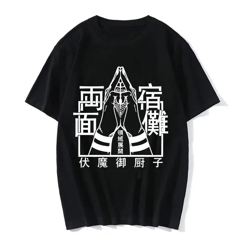 Gojo Satoru Anime T-Shirt Jujutsu Kaisen Graphic Tee for Women & Men