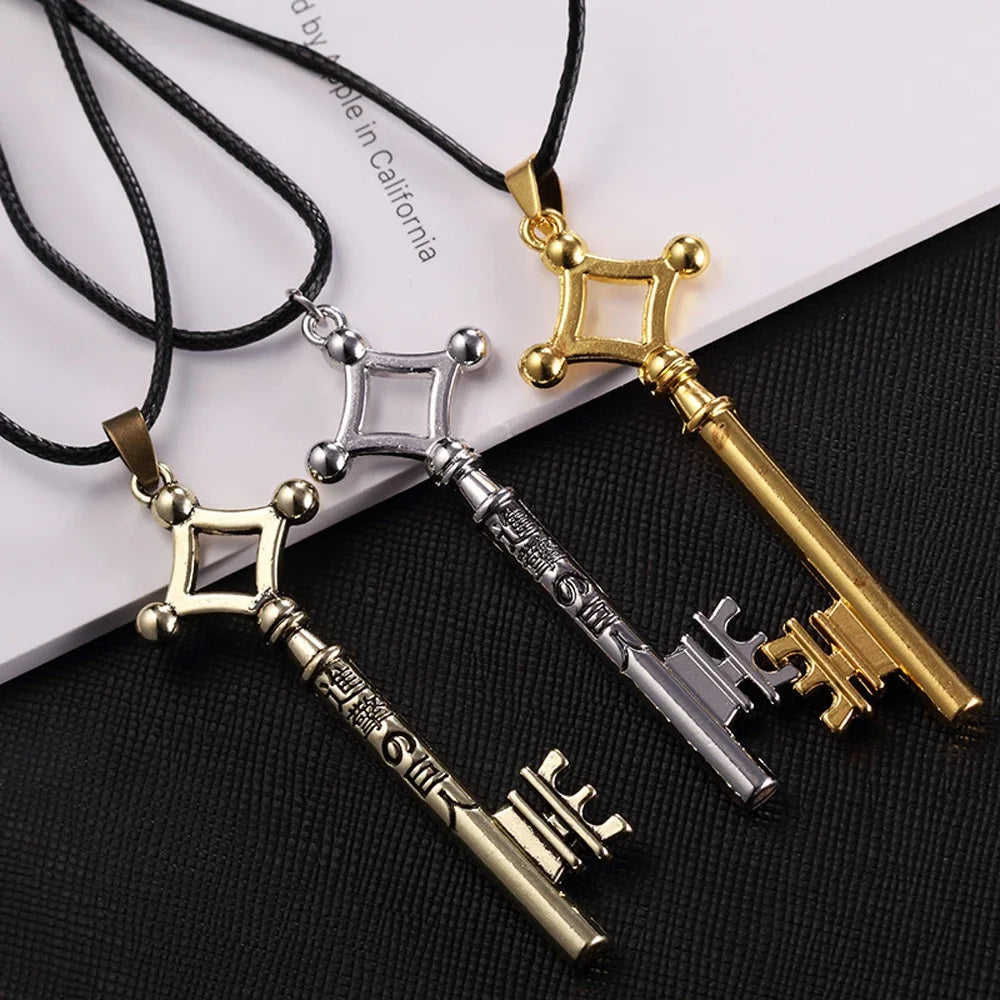 Attack On Titan Halskette Eren Schlüssel Shingeki No Kyojin Anhänger Anime Schmuck