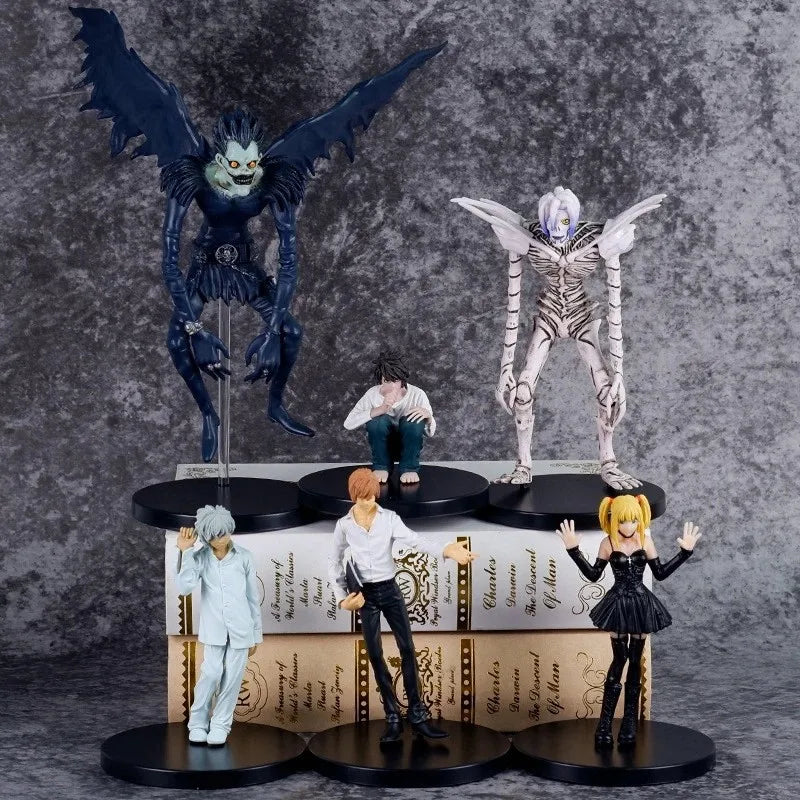 Figurine Death Note Yagami Light & Ryuk – Poupée modèle statique en PVC de 9 cm, MisaMisa Q Version à collectionner