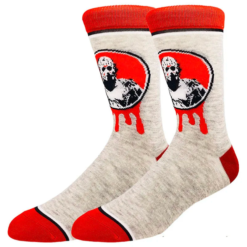 Chucky Cartoon-Socken – Anime-Gamer, Street Fashion Hip-Hop, originelle, lustige Designer-Socken
