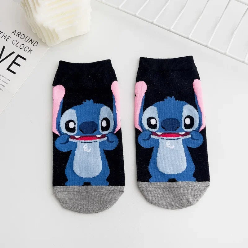 Cartoon Disney Stitch Socken – Kawaii Baumwoll-Söckchen