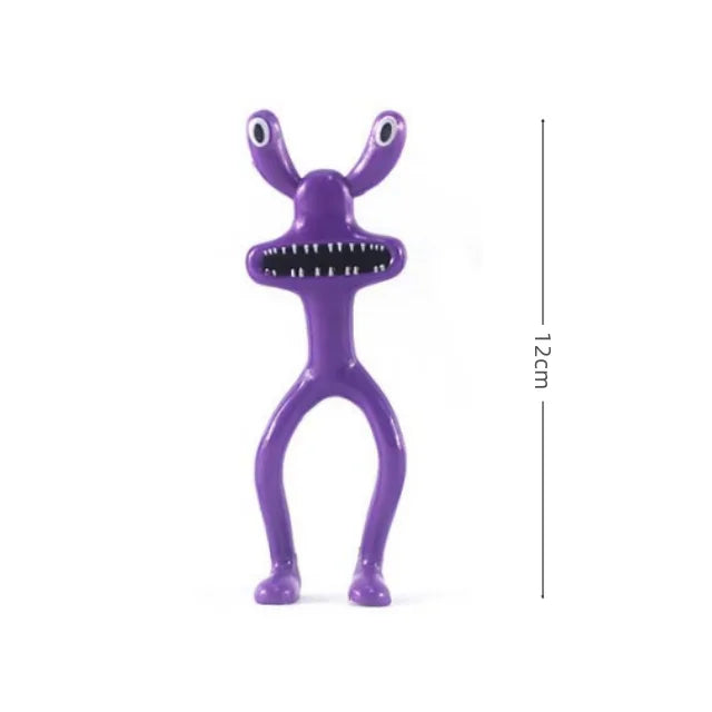 Figurines de monstres bleus Kawaii, jouets pour enfants