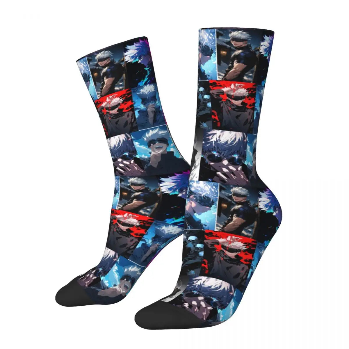 Jujutsu Kaisen Anime Socken, Satoru Gojo Unisex Socken W
