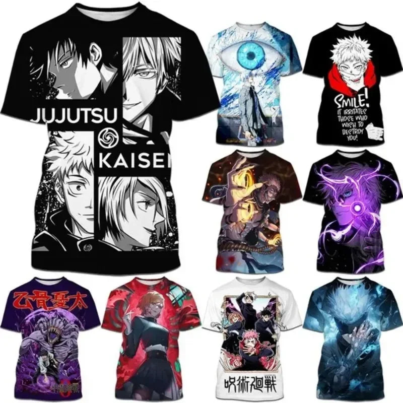 Jujutsu Kaisen T-shirt imprimé 3D