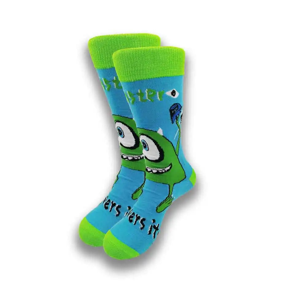 Cartoon-Langsocken – Fröhliche Anime-Crew-Socken mit coolen Street-Fashion-Designs