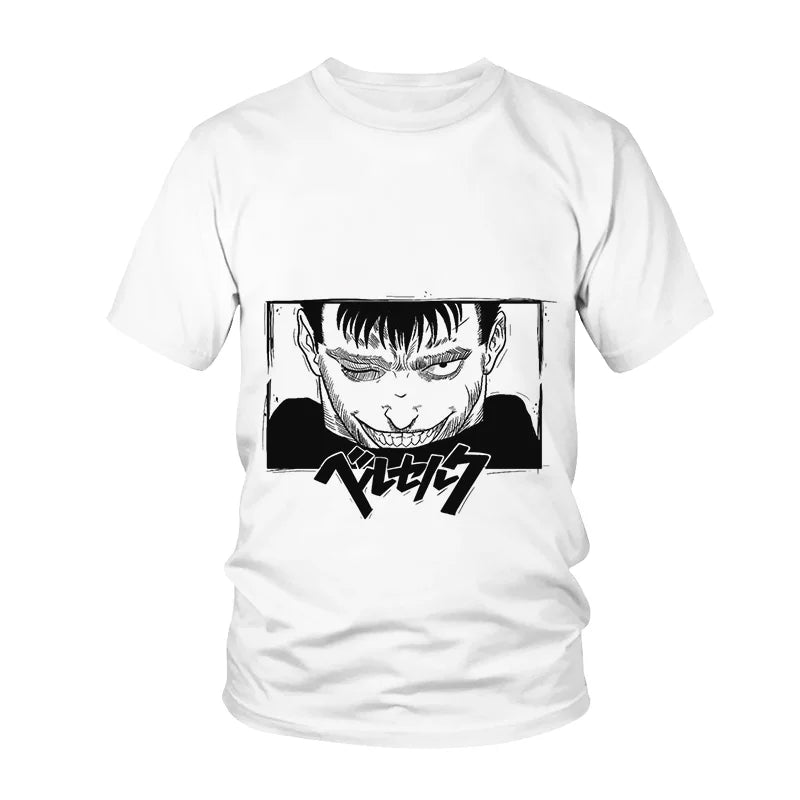T-shirt Berserk imprimé en 3D pour homme, femme et enfant