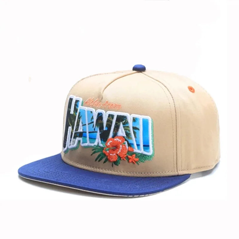 PANGKB Difuzed Cartoon Big Eyes Cookie Bite Snapback-Mütze – Verstellbare Outdoor-Sportkappe