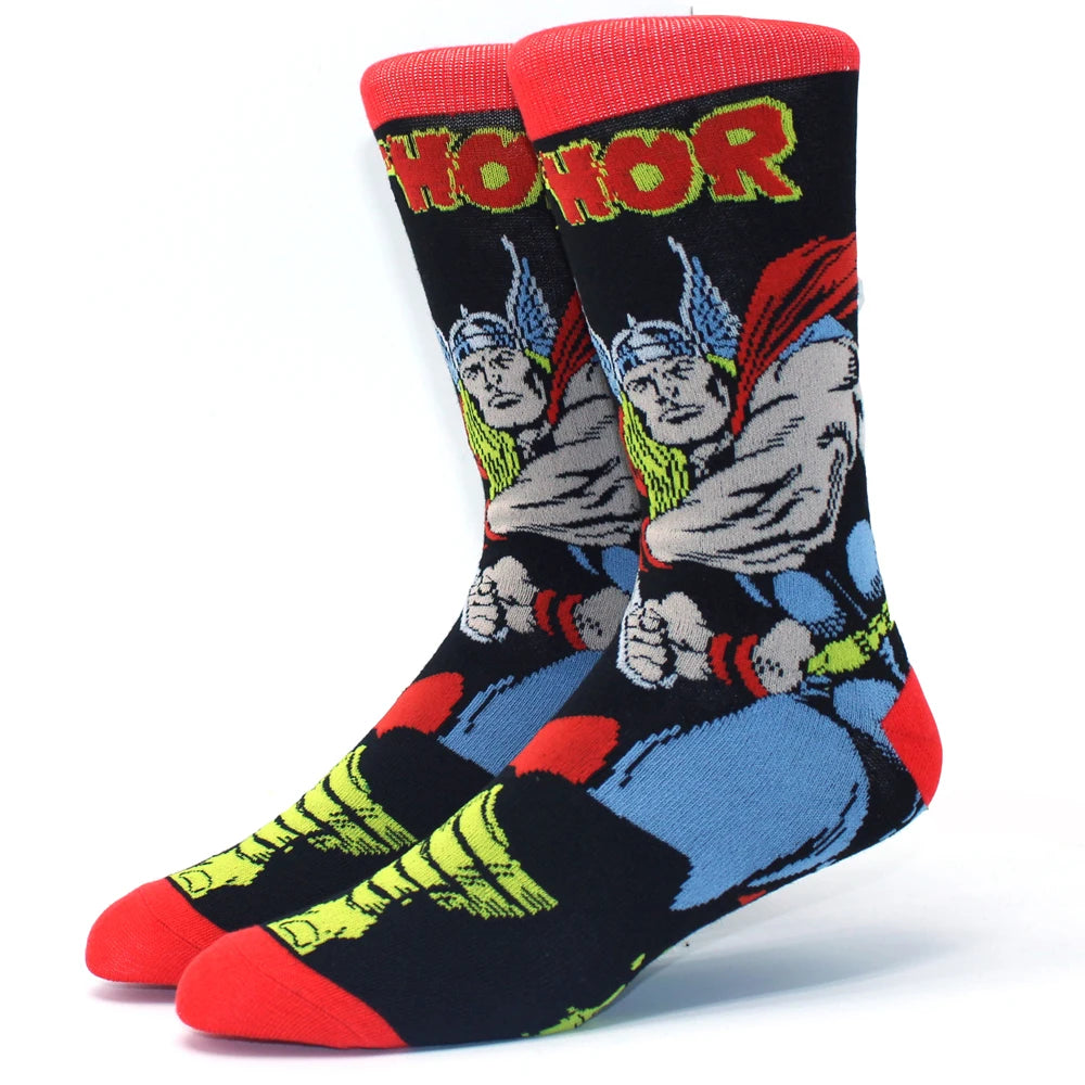 1 Pair Anime Movie Cotton Crew Socks – Role-Playing Calf Socks