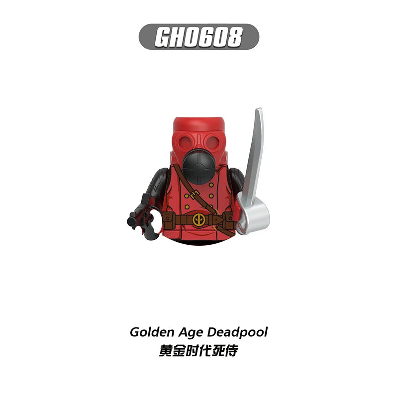 Marvel Mini Blocks – Doctor Doom, Cable und Mr. Sinister Actionfiguren, Bauspielzeugset für Kinder und Partygeschenke