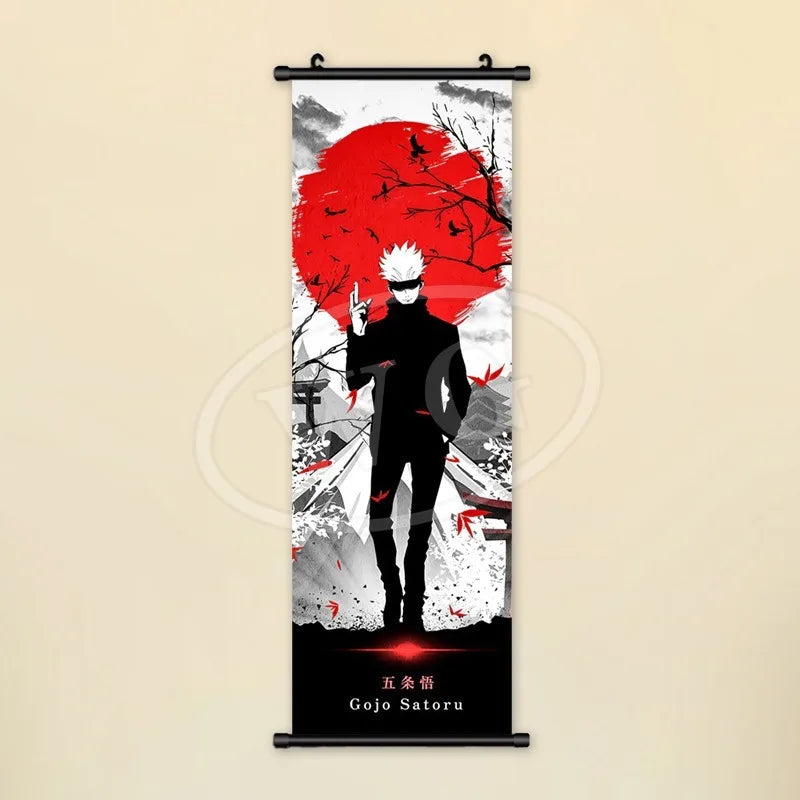 Anime J-Jujutsu Kaisen Character Gojo Satoru Room Home Decoration Painting Decor