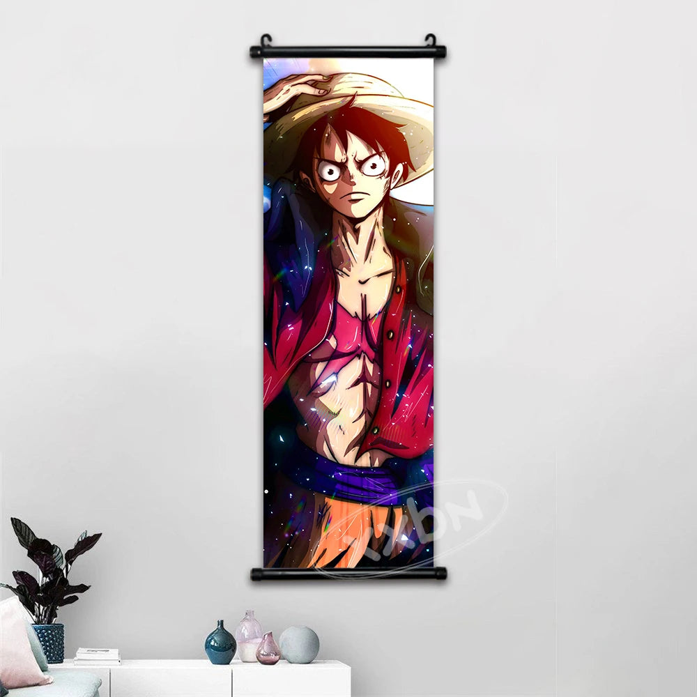 One Piece Anime Wall Art Interior Canvas Prints Zoro Painting Luffy Gear 5 Poster