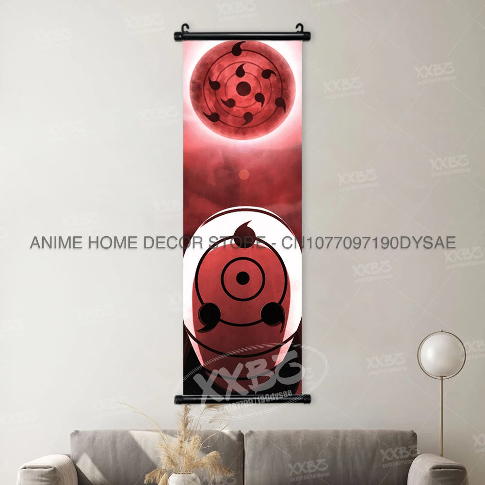 Naruto Posters Scroll Wall Decor Anime Hanging Nara Shikamaru Art Paintings Orochimaru