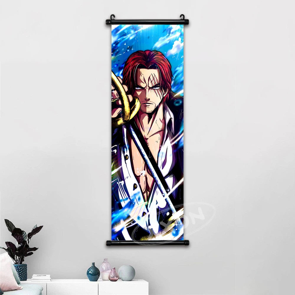 One Piece Anime Wall Art Interior Canvas Prints Zoro Painting Luffy Gear 5 Poster