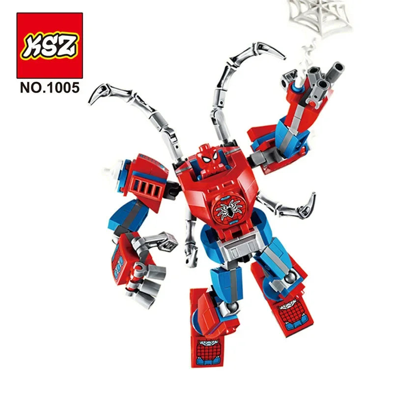 Figurine de héros à construire Iron Big Assembly Figures Action Toys Compatible avec la collection Lego