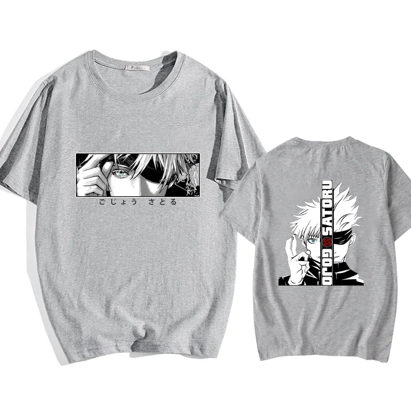 T-shirt graphique animé Satoru Gojo