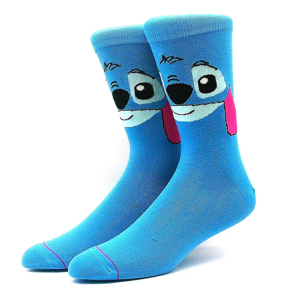 Modische Anime-Socken – Lustiger Hip-Hop-Stil mit hochwertigen Cartoon-Mustern