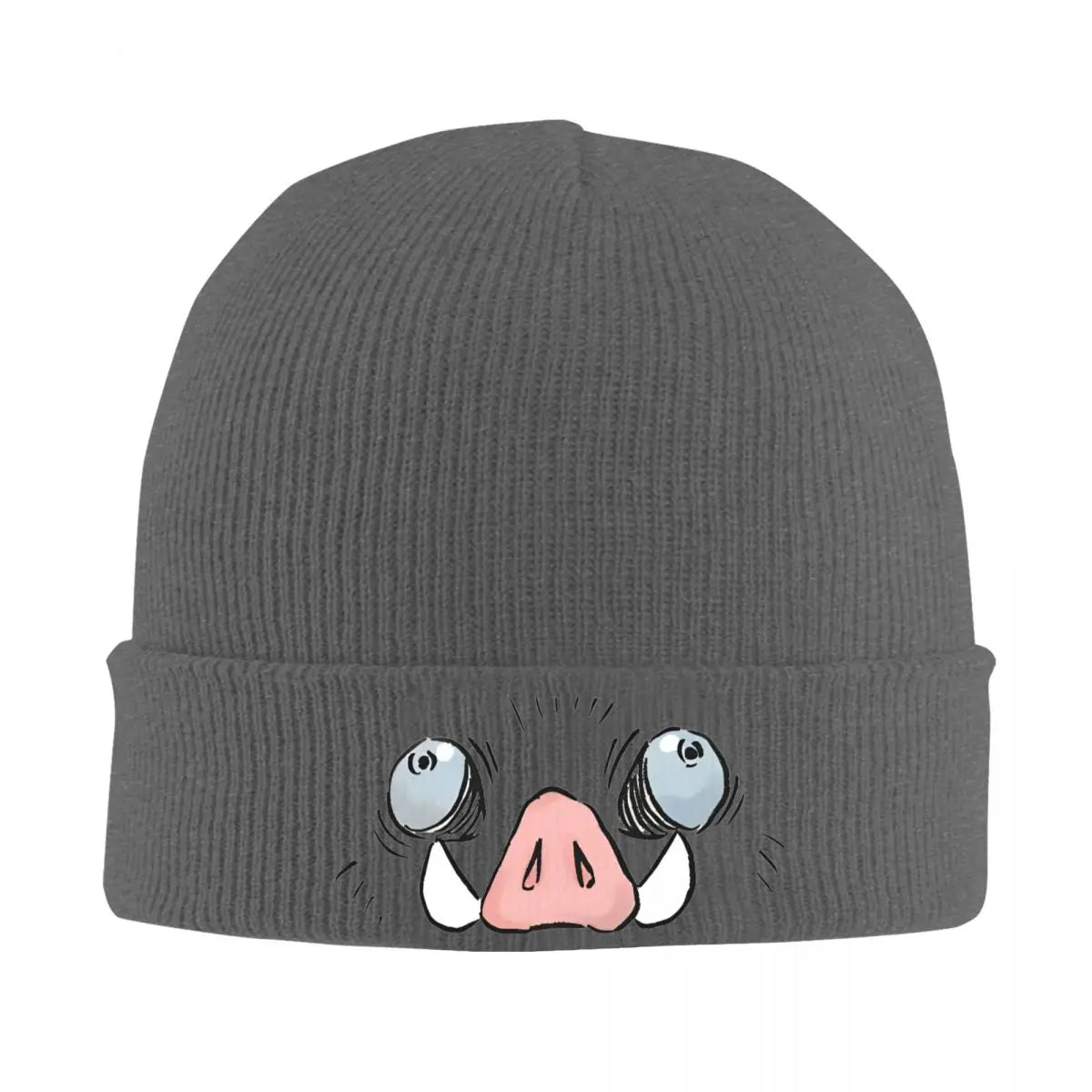 Bonnet tricoté Demon Slayer Inosuke Anime - Casquette unisexe tendance automne/hiver chaude pour hommes et femmes