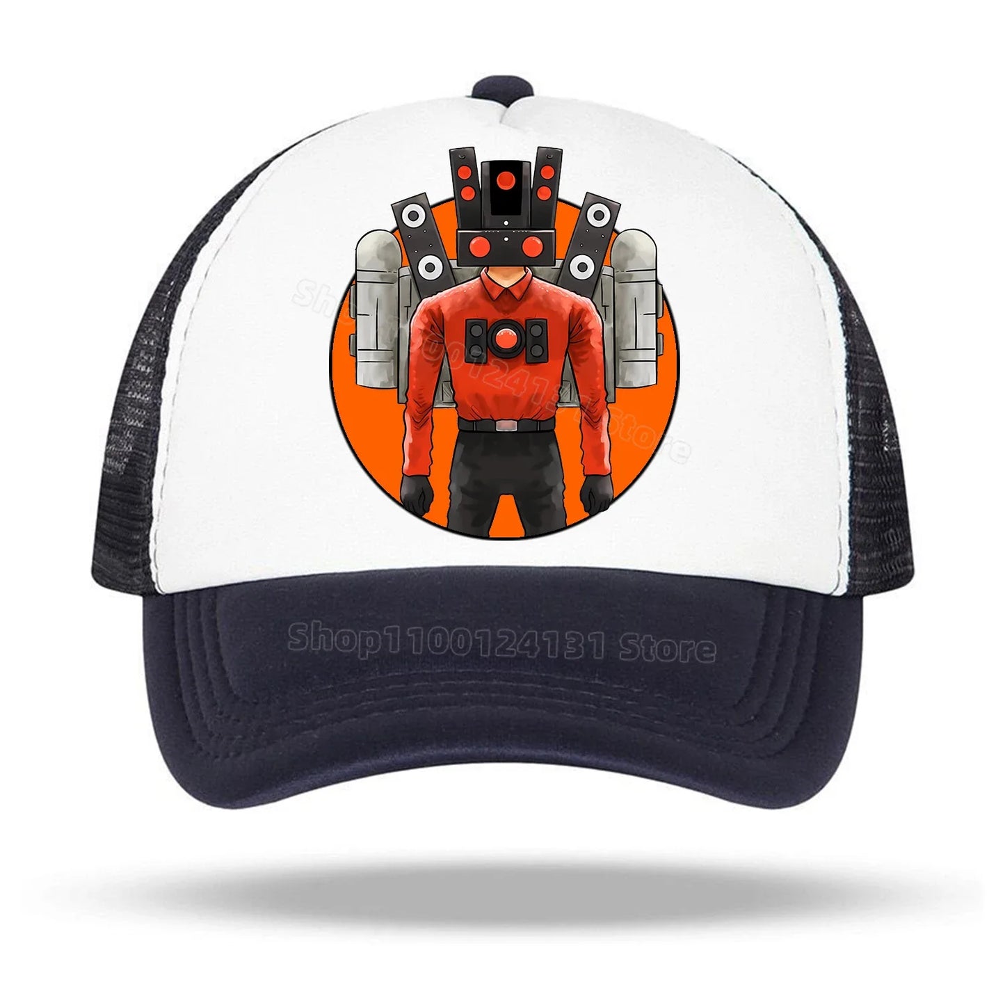 TV Man Skibidi Toilet Baseball Cap - Sommermütze aus Baumwolle für Kinder & Erwachsene | Anime-inspirierte Mode