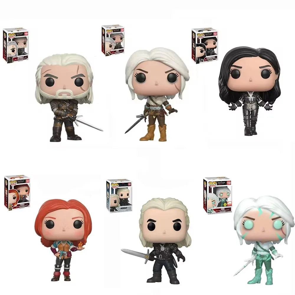 Funko Pop Ciri Witchers Games Vinyl Action Figures Toys Gifts for Children