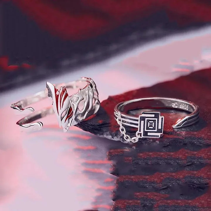 Anime BLEACH Kurosaki Ichigo Ring – Verstellbarer Cosplay-Schmuck