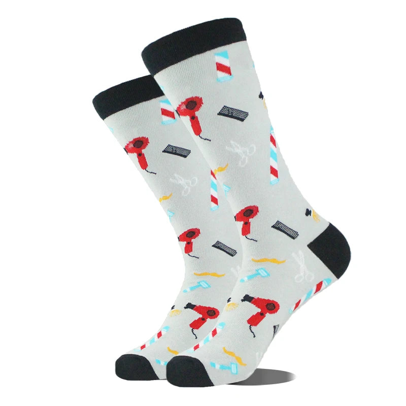 Design Ente Lustige Socken Männer Glücklich Musik Bier Zahn Panda Pinguin