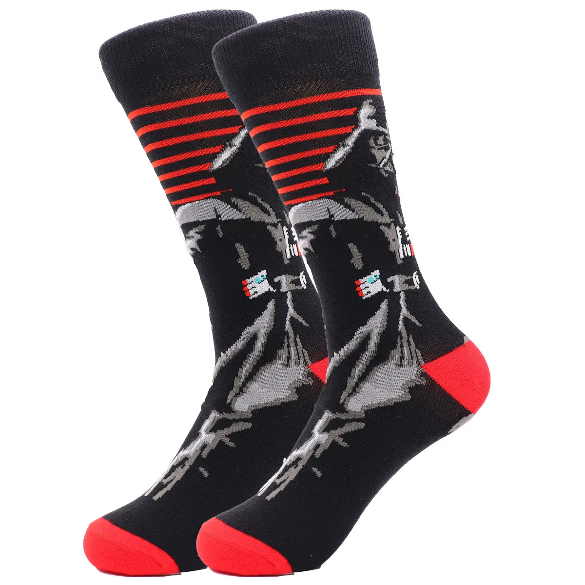 Star Wars Cosplay Socken – Lustige Yoda, R2-D2, Wookiee & Jedi Designs