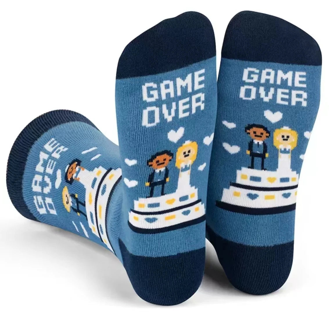 Neue lustige Cartoon-Anime-Socken – 200-Nadel-Baumwolle, atmungsaktiver Hip-Hop-Stil für Männer und Frauen