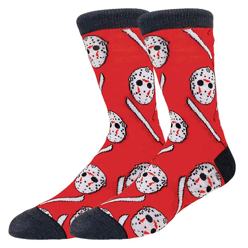 Chucky Cartoon-Socken – Anime-Gamer, Street Fashion Hip-Hop, originelle, lustige Designer-Socken