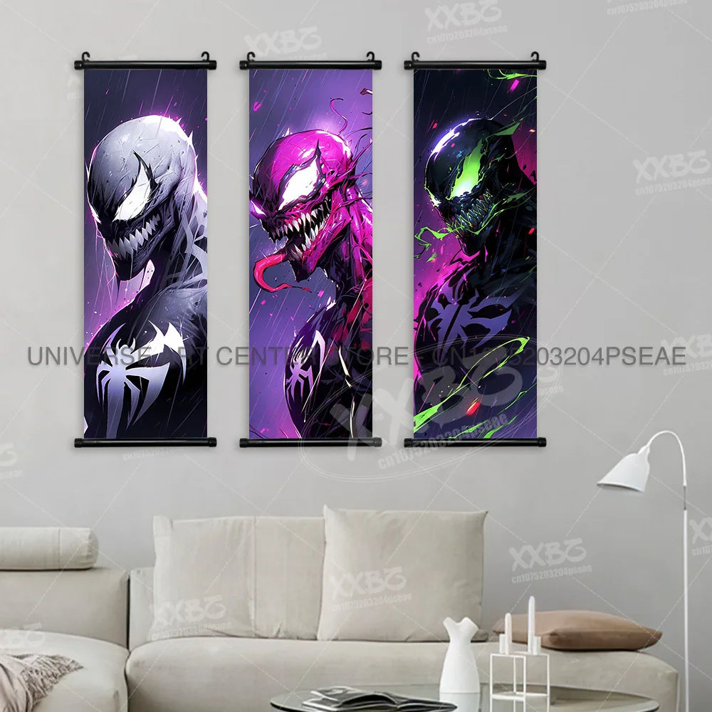 Marvel The Avengers Wall Art Venom Hanging Painting Spider Man