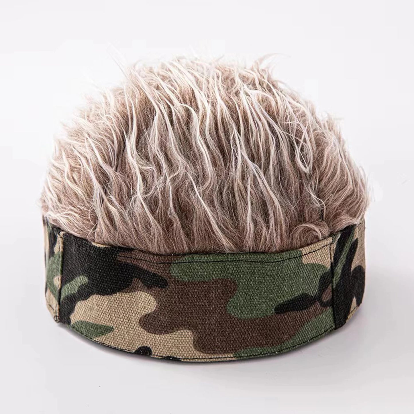 Casquette de baseball tendance pour homme et femme - Chapeau de perruque amusant pour cheveux courts et décontractés