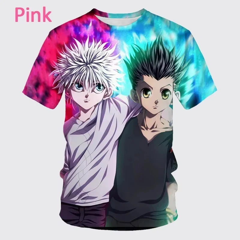 Hunter X Hunter 3D Print T-Shirt – Unisex Summer Fashion Harajuku Streetwear Tee