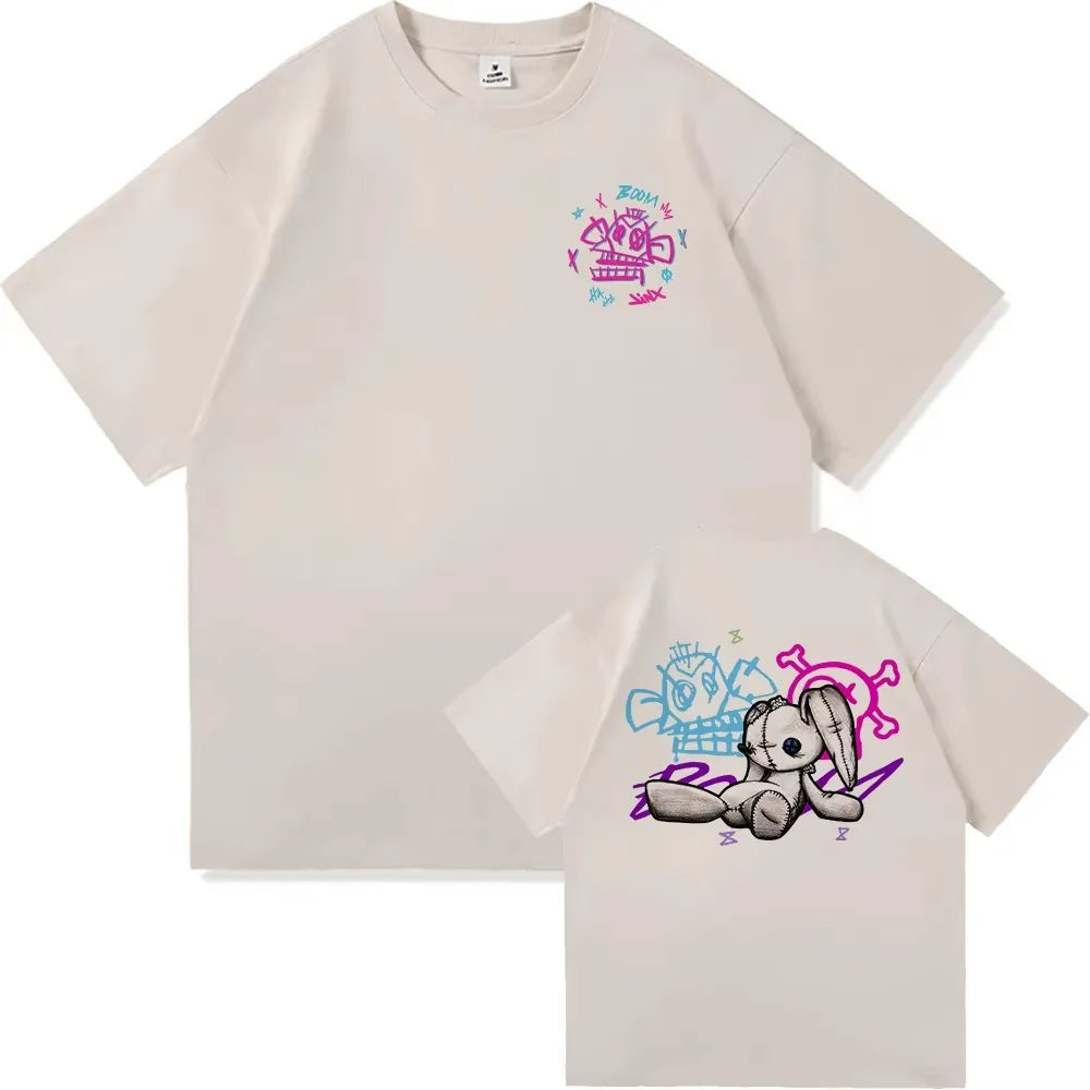 Jinx Arcane Monkey T-Shirt – Women’s Anime Cosplay Grunge Aesthetic Tee