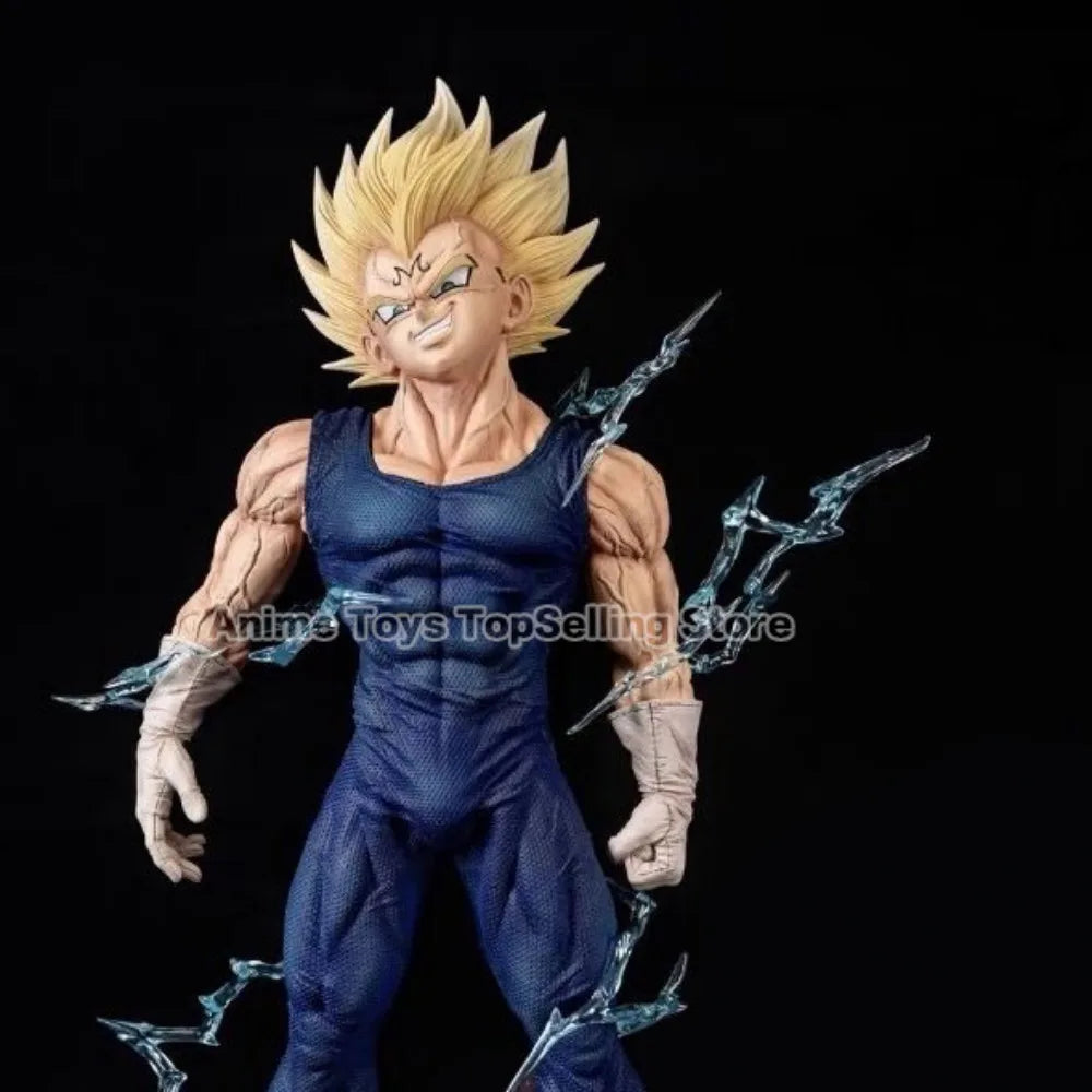 28 cm Anime Dragon Ball Z Figur Majin Vegeta Figur Austauschbare Hände und Kopf PVC Actionfiguren Sammlung Modell Spielzeug Geschenke