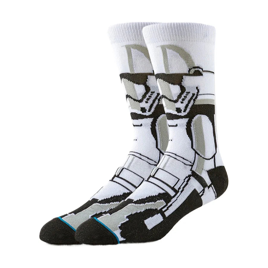 MINISO Disney Anime-Socken – Lange Cartoon-Socken für Männer und Frauen, lustiger und origineller Stil