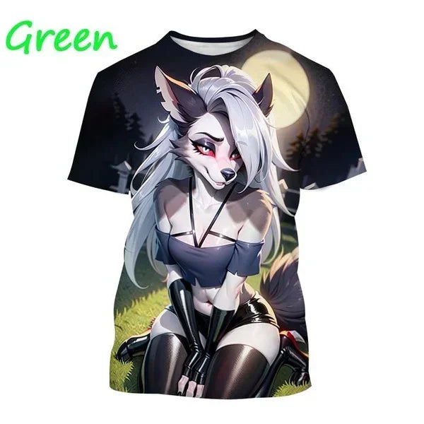 T-shirt Helluva Boss imprimé en 3D