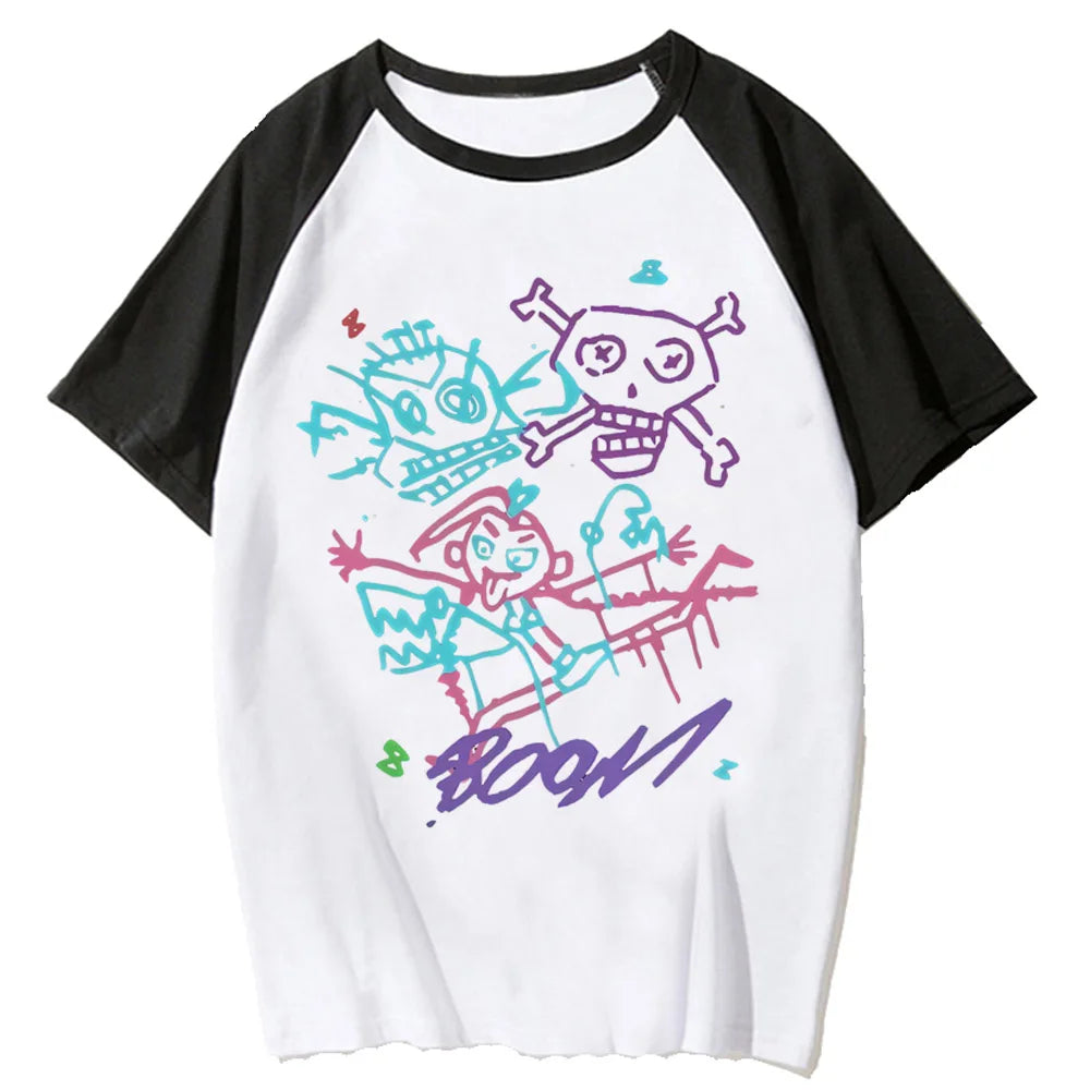 T-shirt animé Jinx Harajuku
