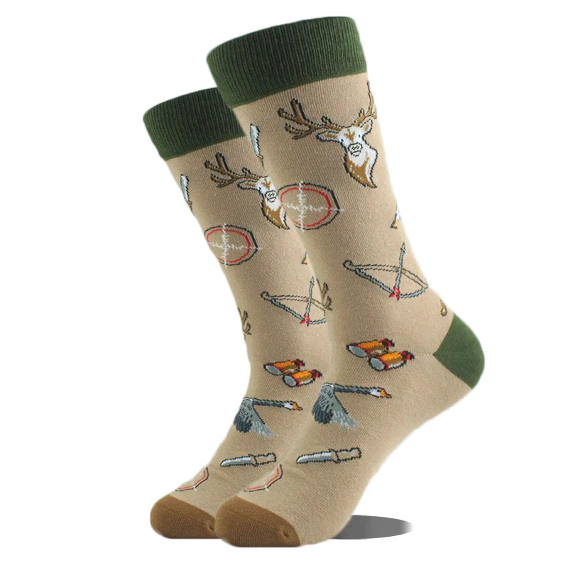 Happy Design Lustige Socken Schaf Bier Dinosaurier Muster