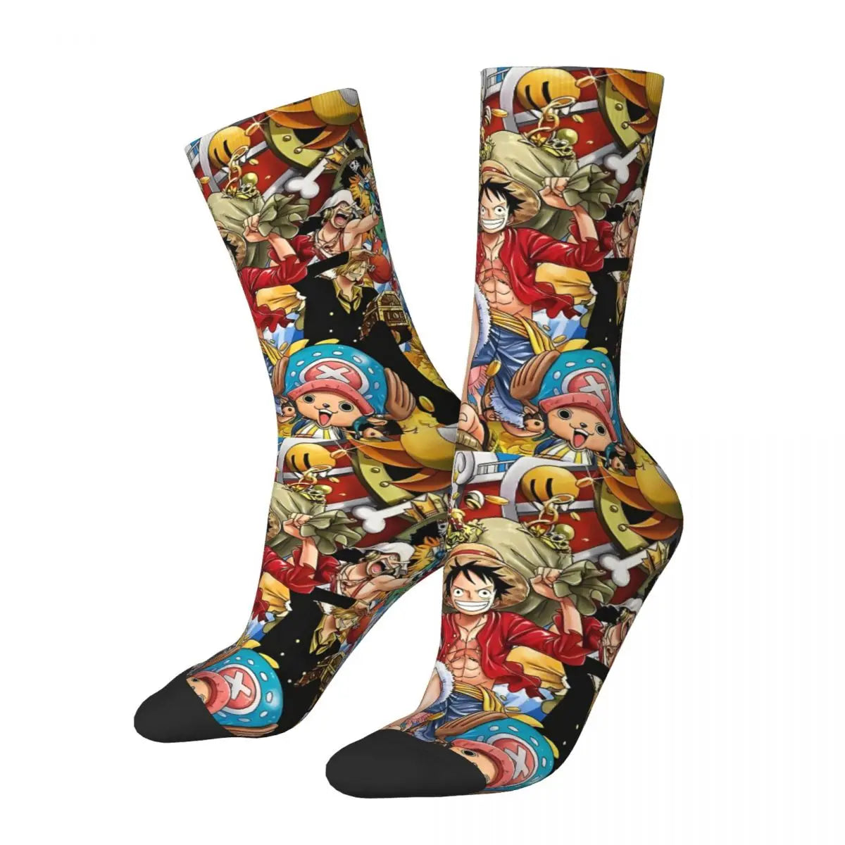 One Piece Anime Socken – Lustige Luffy Polyesterstrümpfe