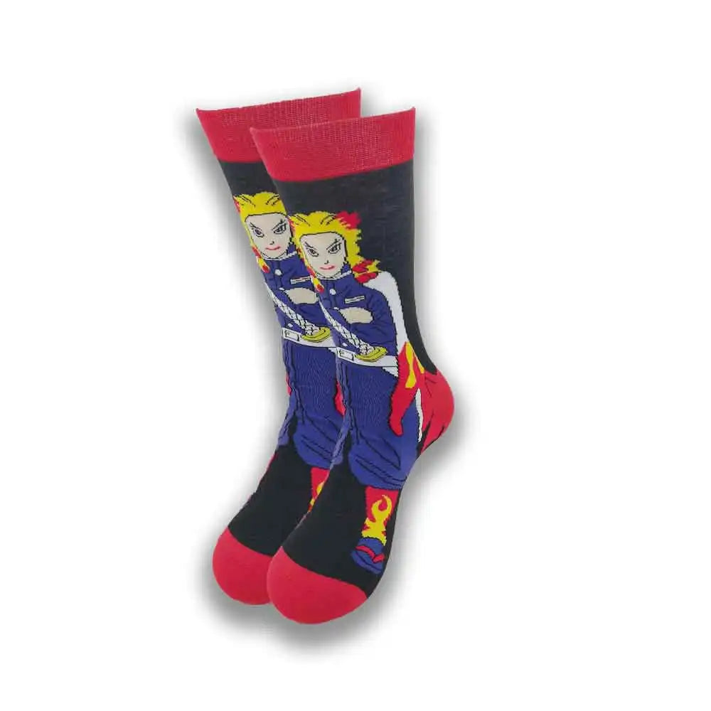 Anime Cosplay Lange Socken – Wadensocken im Hip-Hop-Stil für Männer und Frauen