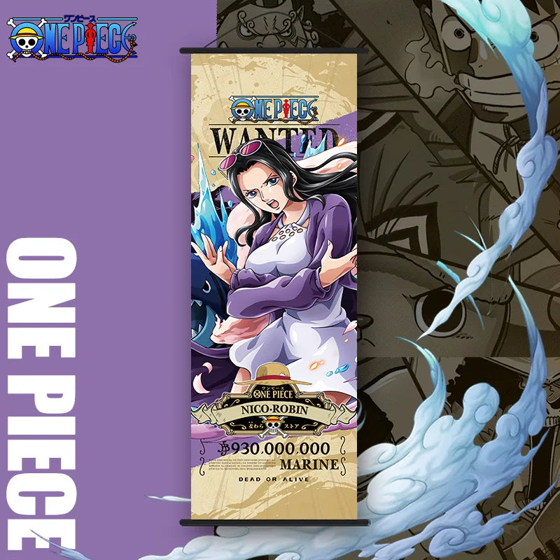 Bandai One Piece Poster Wallpaper Decoration Scroll Poster 25*70cm
