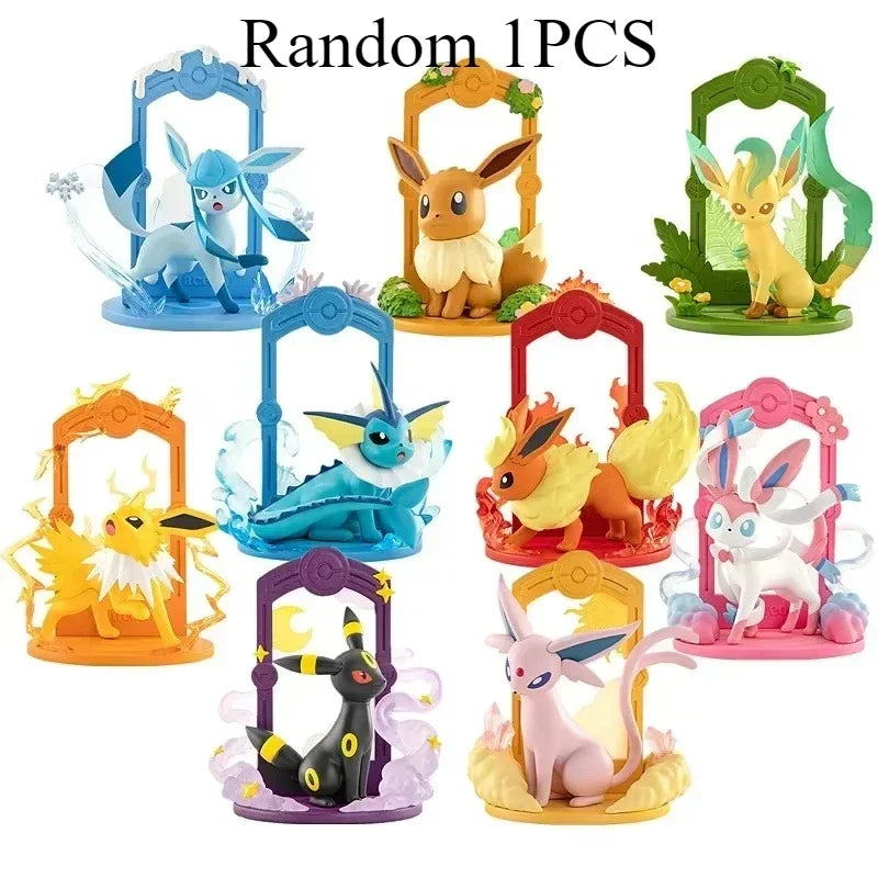 Original Pokemon Spielzeug 9 Stile Eevee Sylveon Umbreon Vaporeon Glaceon Flareon Action Figur Kawaii Anime Spielzeug