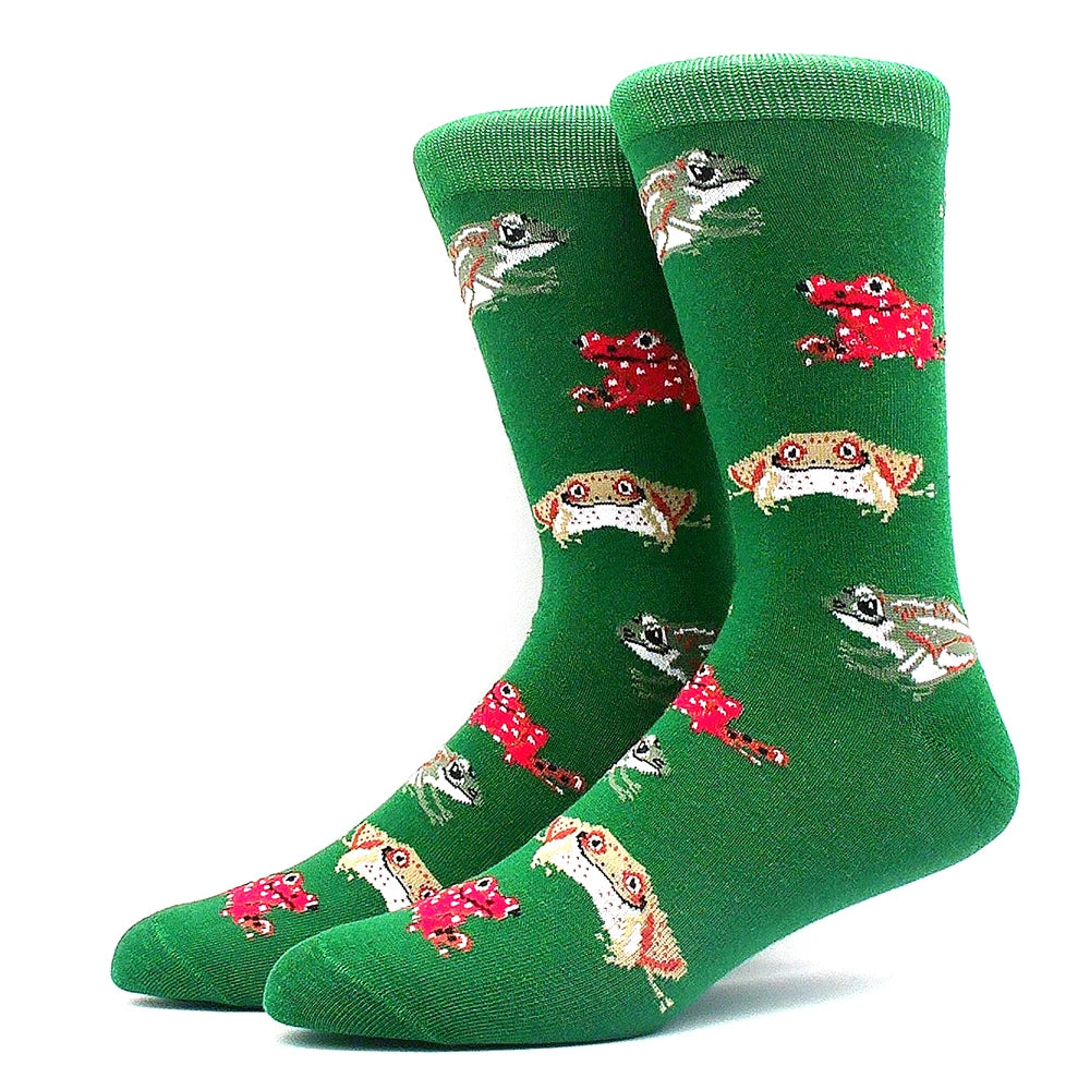 Lustige Alien- und Dinosauriersocken aus Baumwolle – Crazy Shark & Planet Designs