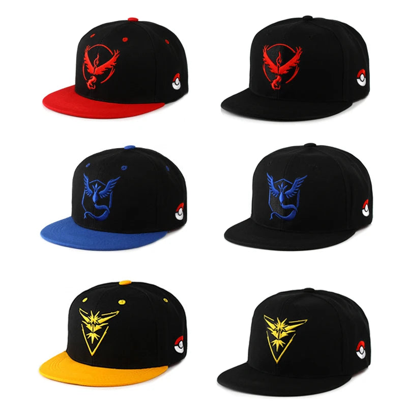 Pokémon Pikachu Adjustable Baseball Cap – Anime Hip Hop Hat Gift