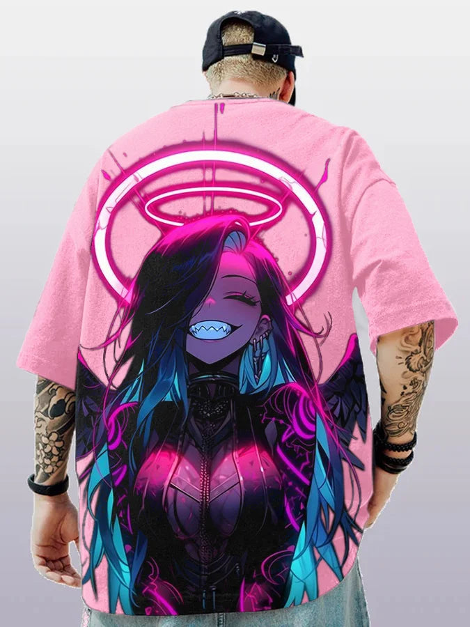 T-shirt tendance style streetwear animé