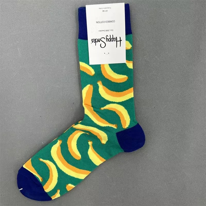 Diamond Check Happy Socks für Herren – Geometrische Sportsocken aus Baumwolle (Größe 41–46)