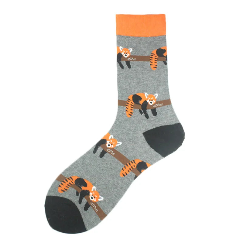 Happy Design Lustige Socken Schaf Bier Dinosaurier Muster